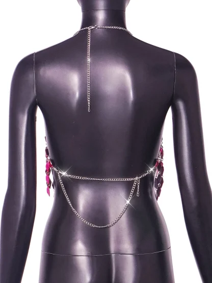 Luxury Halter See-through Top - Image 7