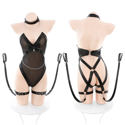 Erotic Mesh See-through Bodysuit - Image 6