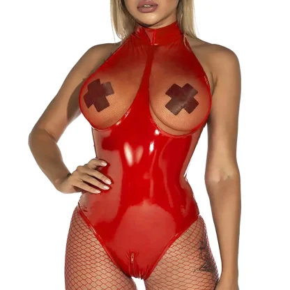 Sexy Halter See-through Bodysuit