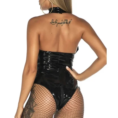 Sexy Halter See-through Bodysuit - Image 4