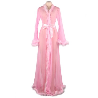 Sexy Maxi See-through Nightgown - Image 7