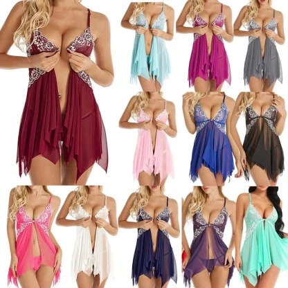 Open Front See-through Lingerie - Image 6