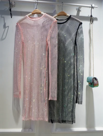Long Sleeve See-through Dresses - Image 2