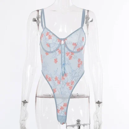 High Cut See-through Bodysuits - Image 7