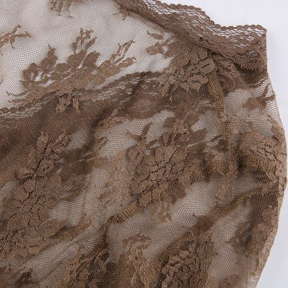 Open Front Lace See-through Jacket - Image 6