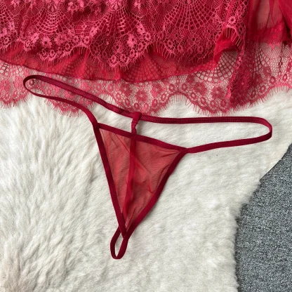 Sexy Mesh See-through Nightwear - Image 4