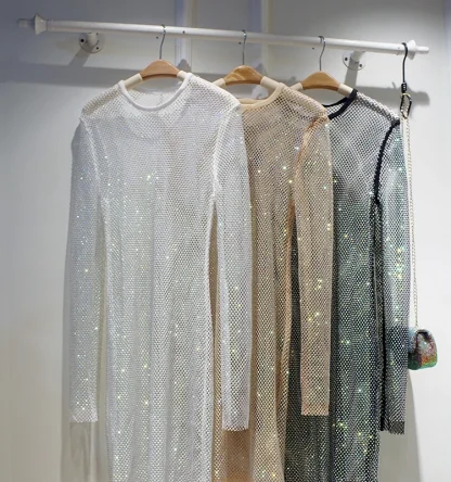 Long Sleeve See-through Dresses - Image 4