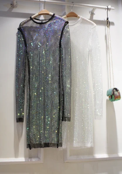 Long Sleeve See-through Dresses - Image 3