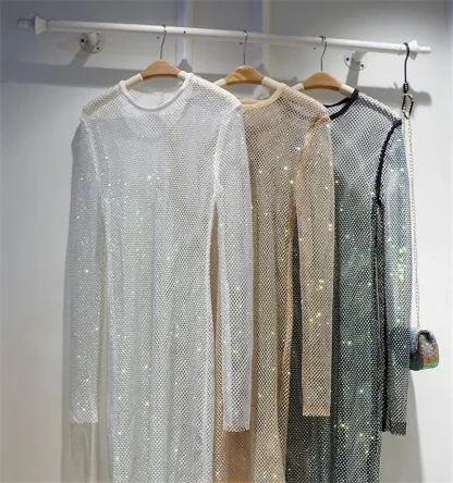 Long Sleeve See-through Dresses - Image 5