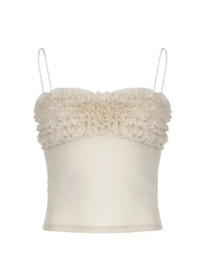 Chic Mesh See-through Top - Image 5