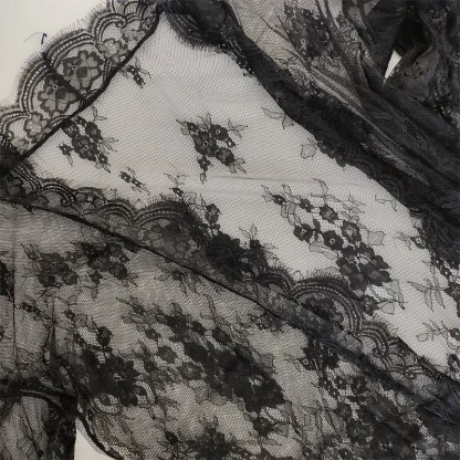 Open Front Lace Sheer Nightwear - Image 5