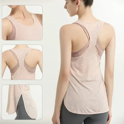 Slit Side Tank See-through Tops - Image 5