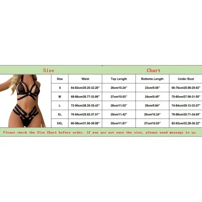 Strappy Sexy See-through Lingerie - Image 7