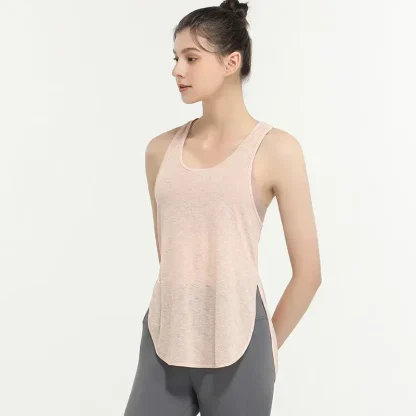 Slit Side Tank See-through Tops - Image 3