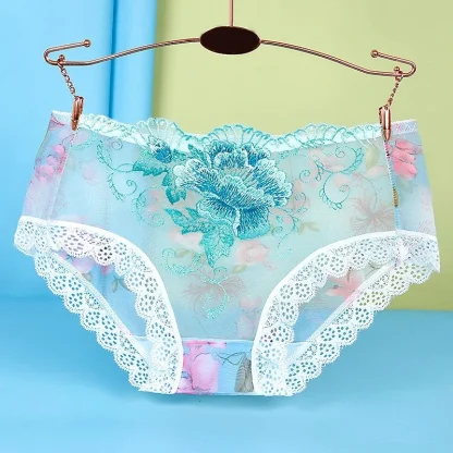 Plus Size High Waist Mesh Panty - Image 3