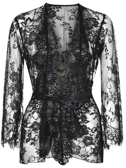 Open Front See-through Nightwear - Image 4