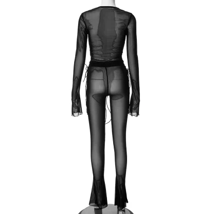Lace-up Transparent Party Wear - Image 6