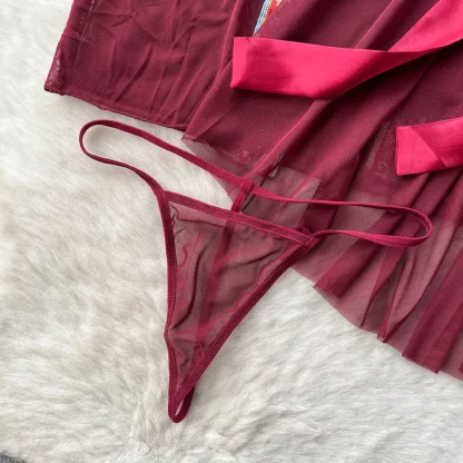 Retro Luxury See-through Lingerie - Image 6